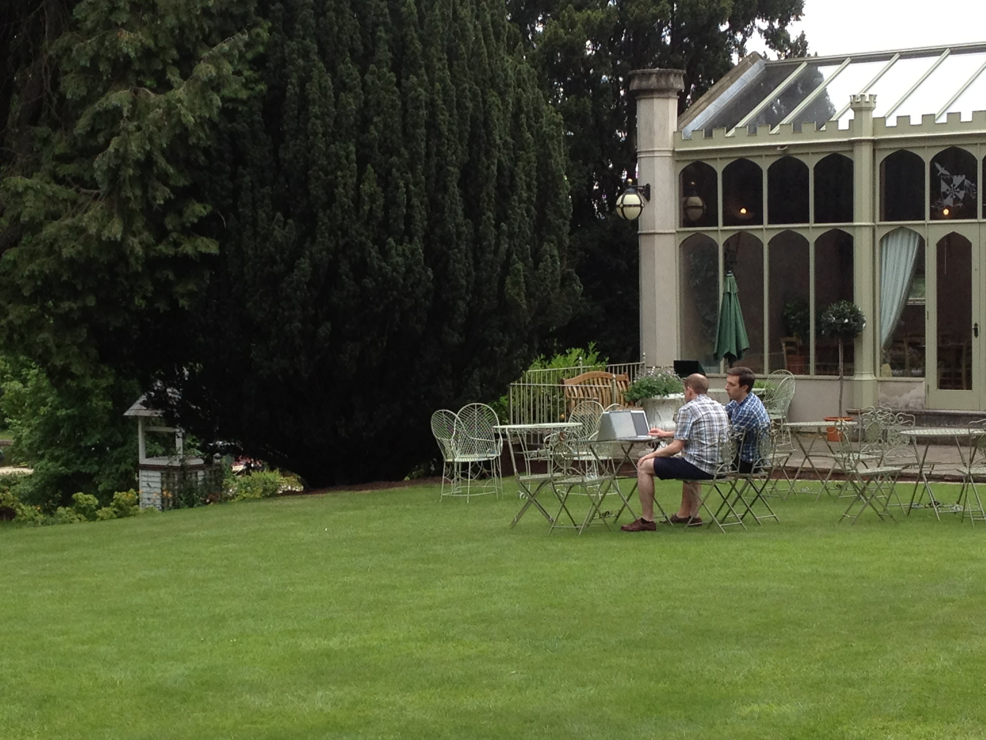 The garden and orangerie