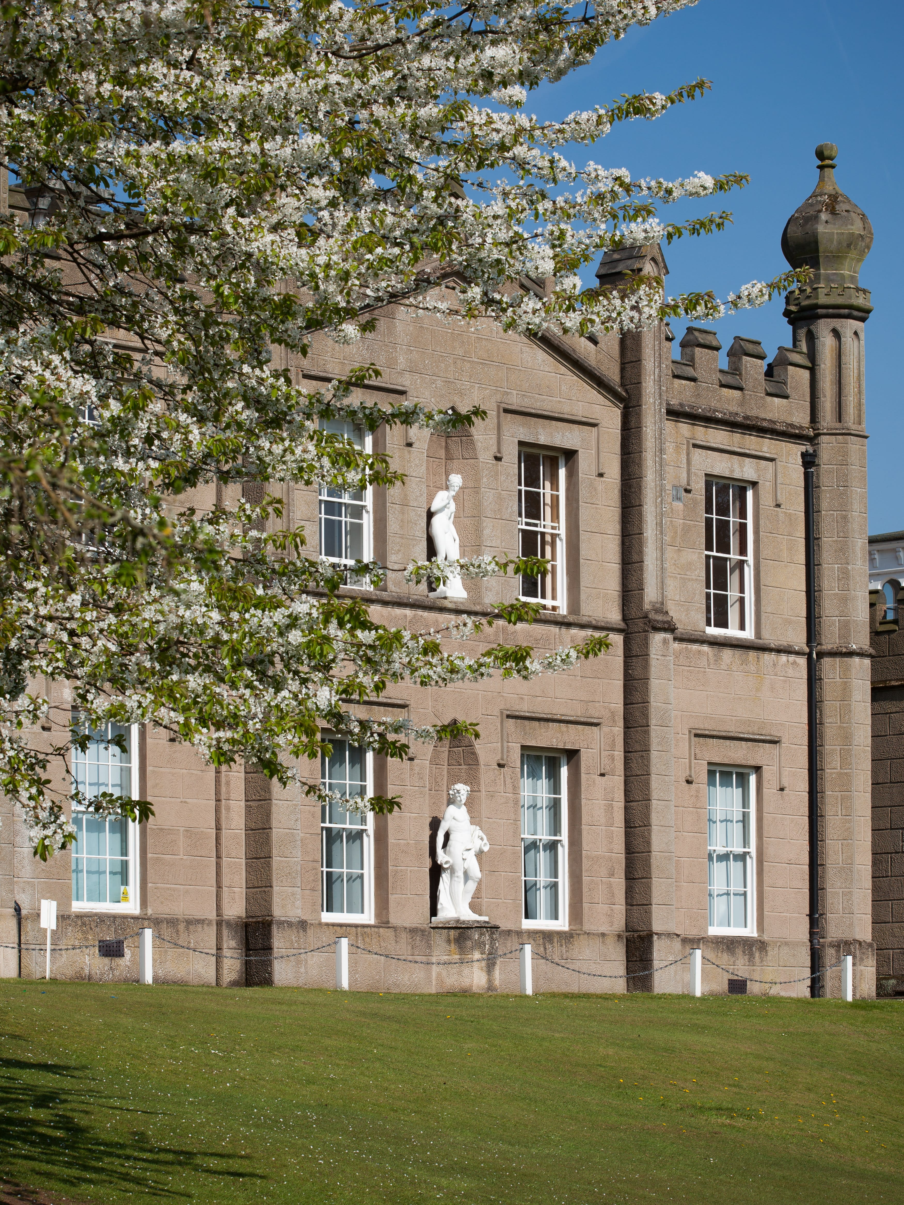 The monks moved out in 1988