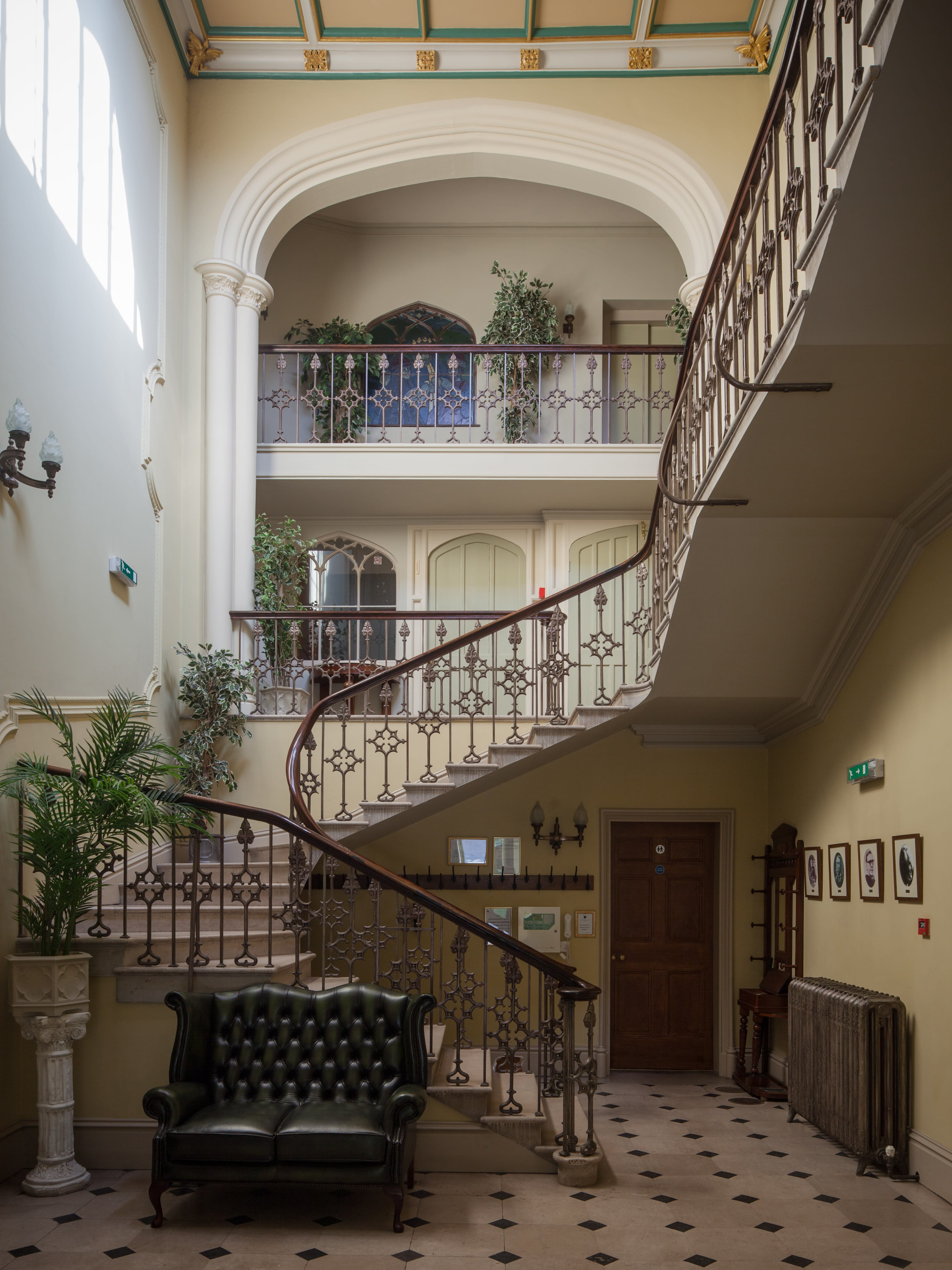 The Gothic staircase