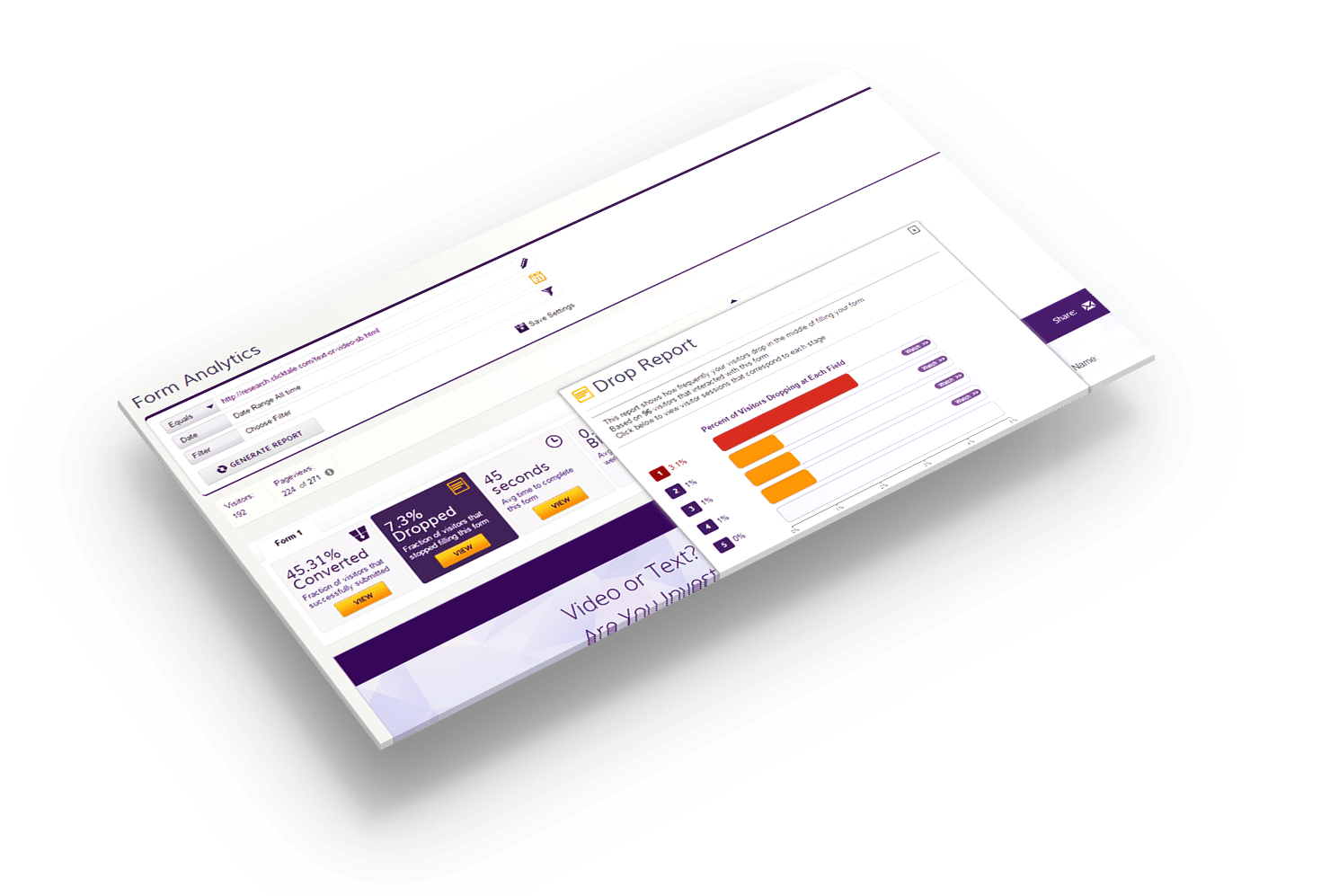 ClickTale form analytics