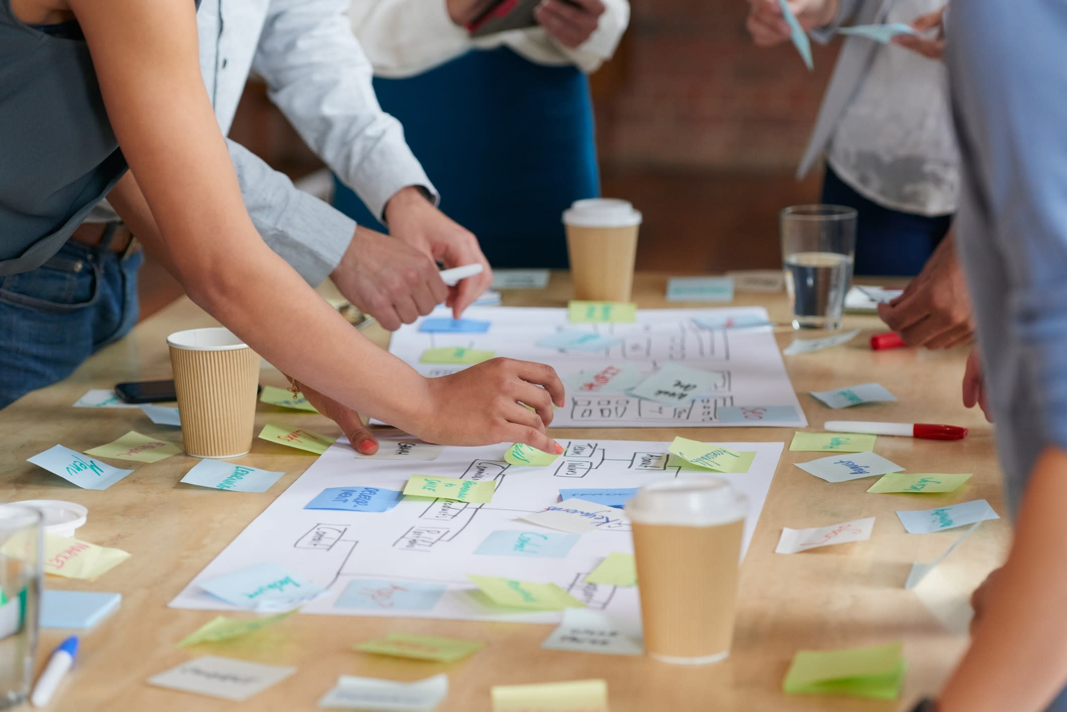 Wireframe tools surpass paper and Post-Its.