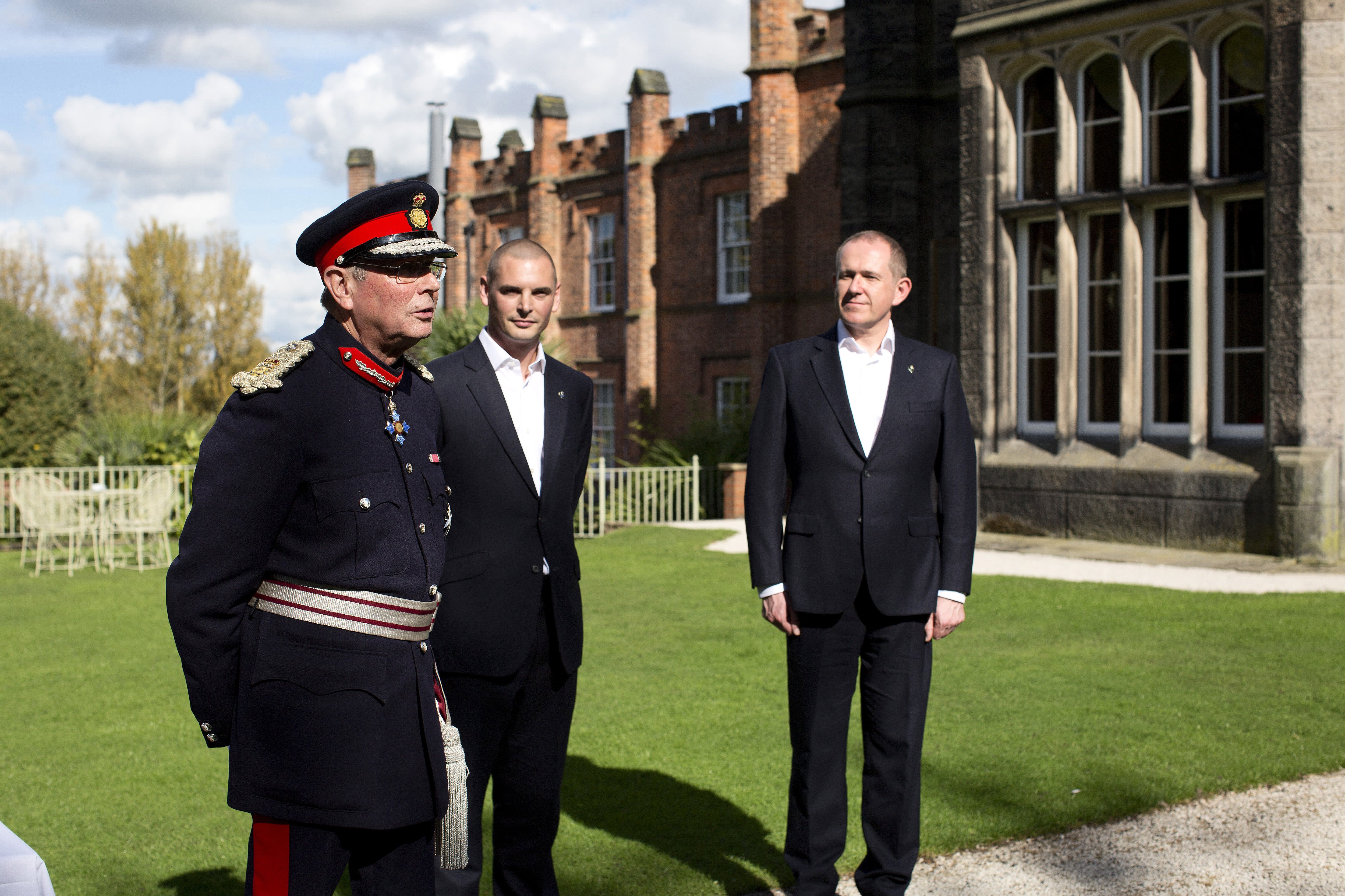 The Queen’s Lord Lieutenant with Ben and Karl