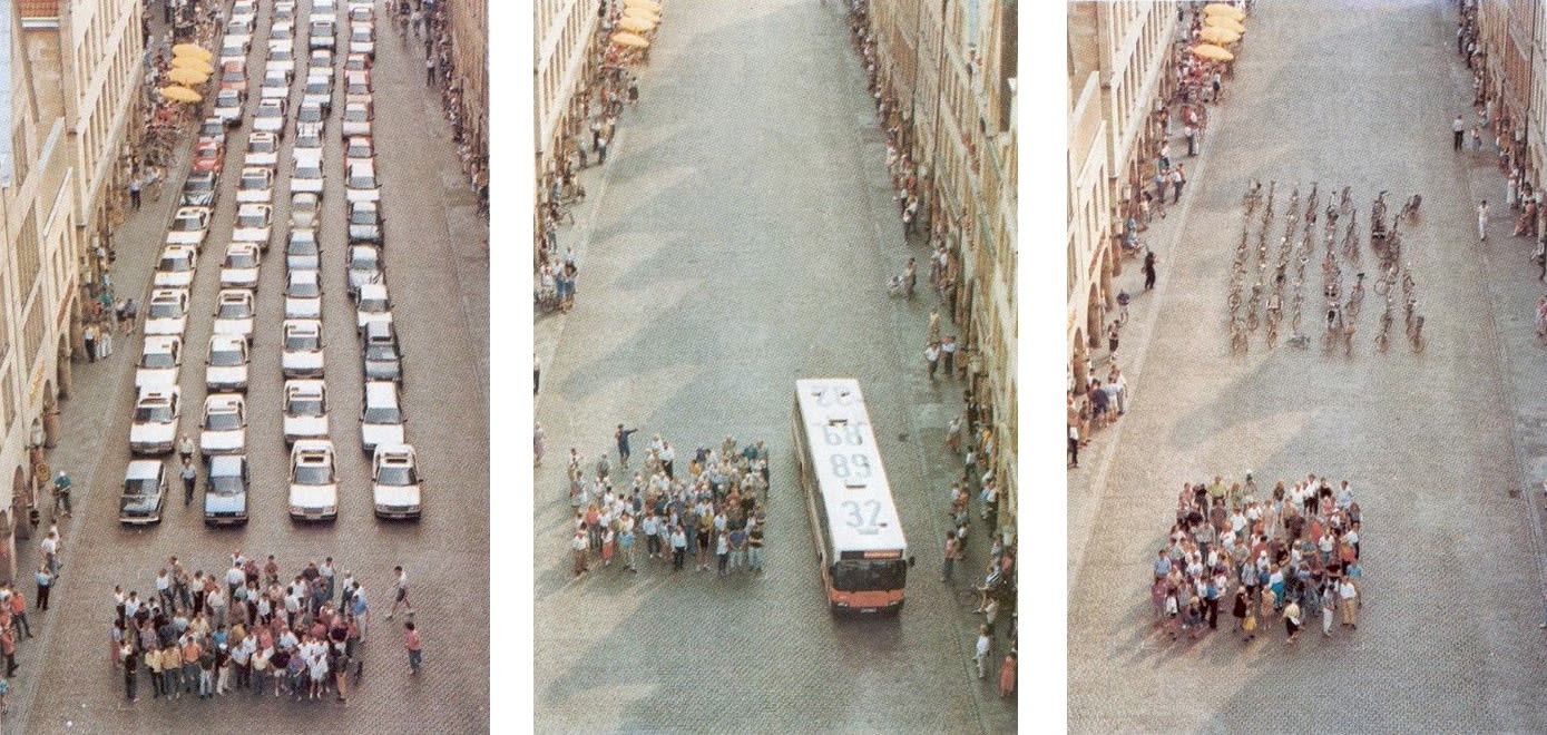 Muenster’s car-bus-bicycle campaign