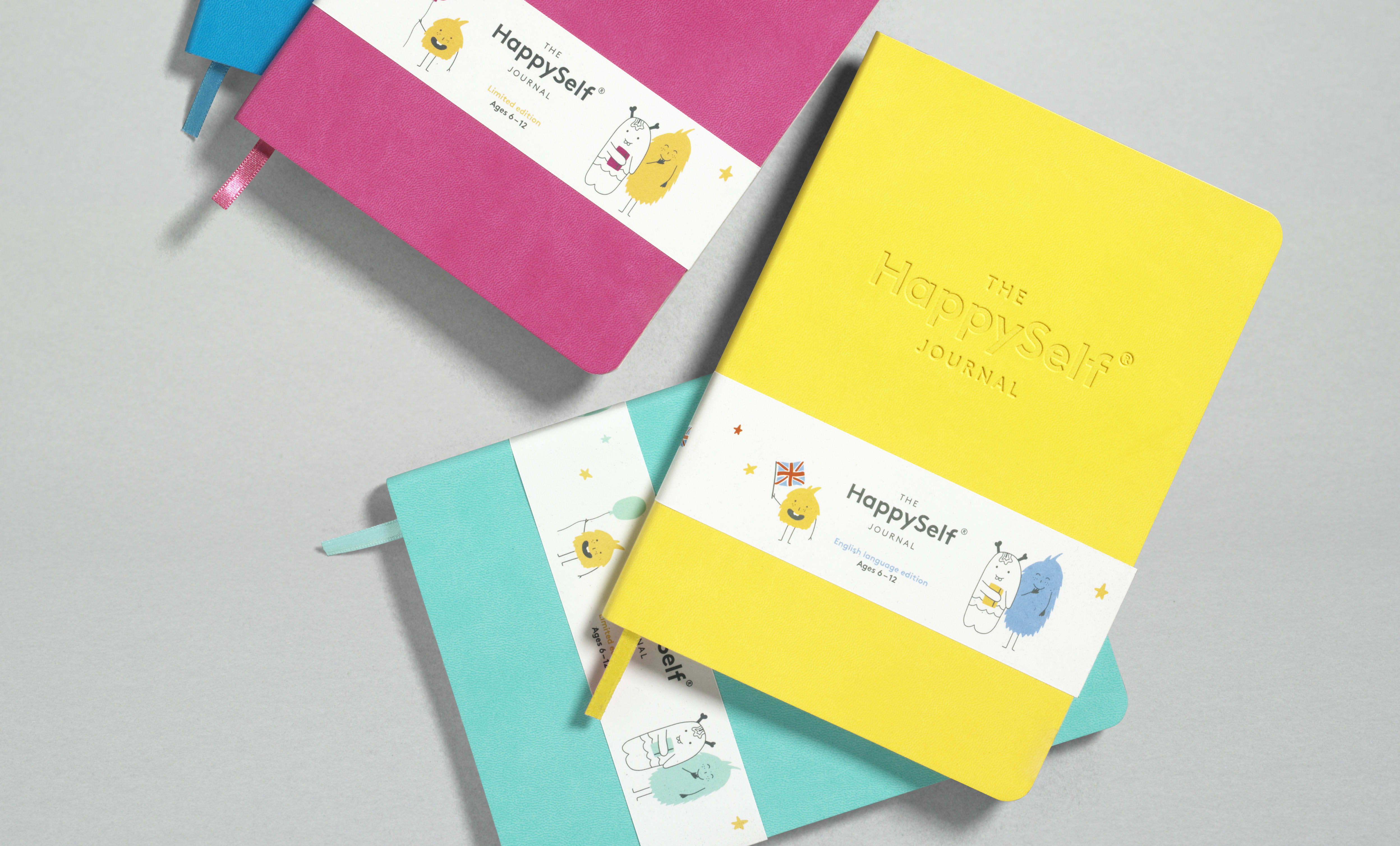 A close up photo of The HappySelf Journal