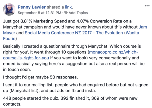 Social Chatbot Marketing Penny Lawler