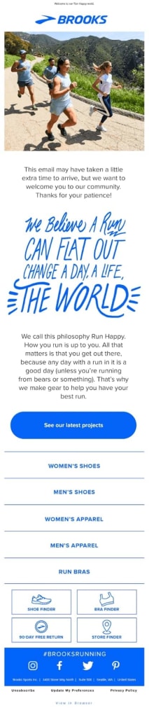 Good storytelling is always a part of good email marketing ideas