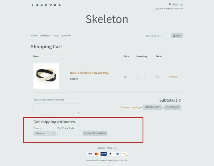 Shipping Calculator