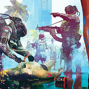 Cyberpunk 2077アート「Trauma Team in Action」 Artwork Trauma Team in Action | Cyberpunk 2077 | CD PROJEKT RED