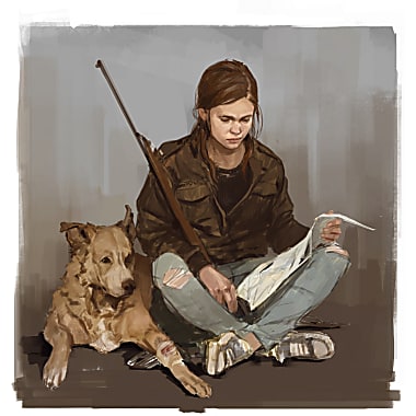 Ellie's tattoo from The Last of Us Part - Naughty Dog, LLC