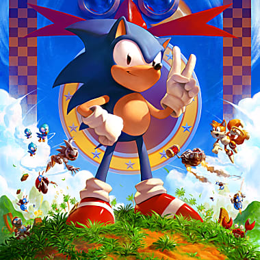 Sonic the Hedgehog, an art canvas by Retro Game Art - INPRNT