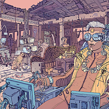 Artwork Street Life | Cyberpunk 2077 | CD PROJEKT RED | Cook and