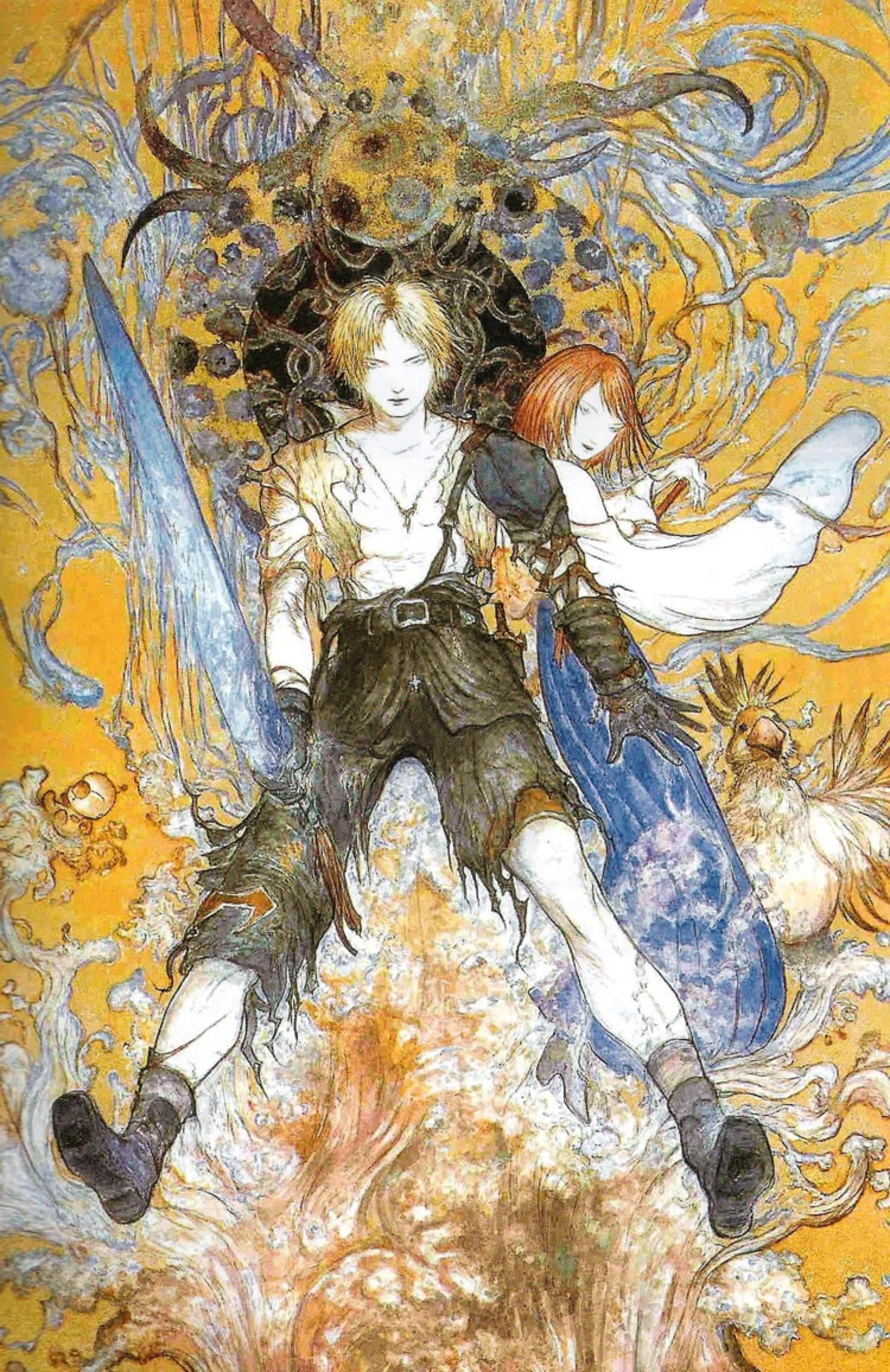 Yoshitaka Amano Vampire Hunter D Poster Anime Manga FINAL FANTASY