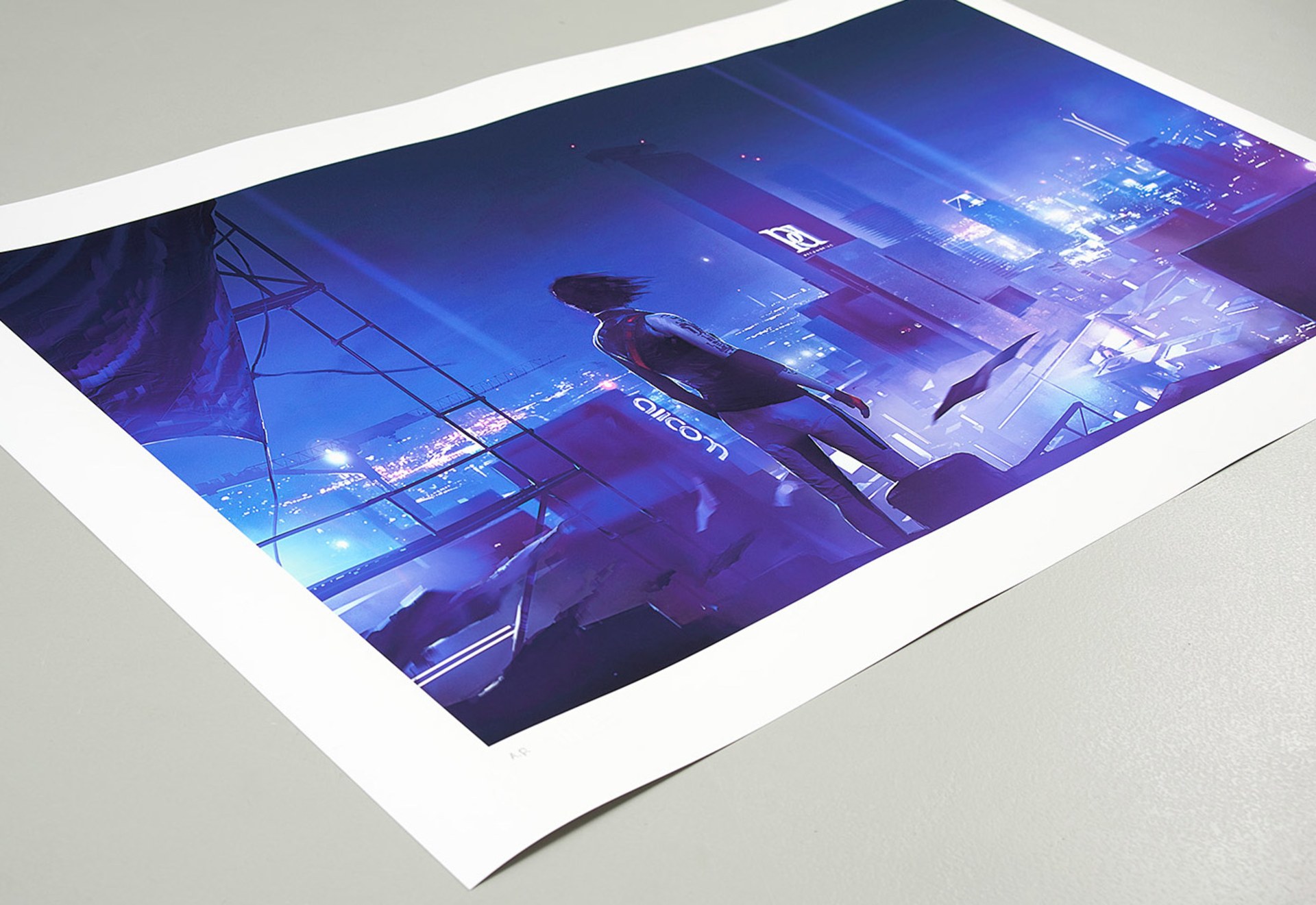 Artwork City at Night, Mirror's Edge: Catalyst, DICE