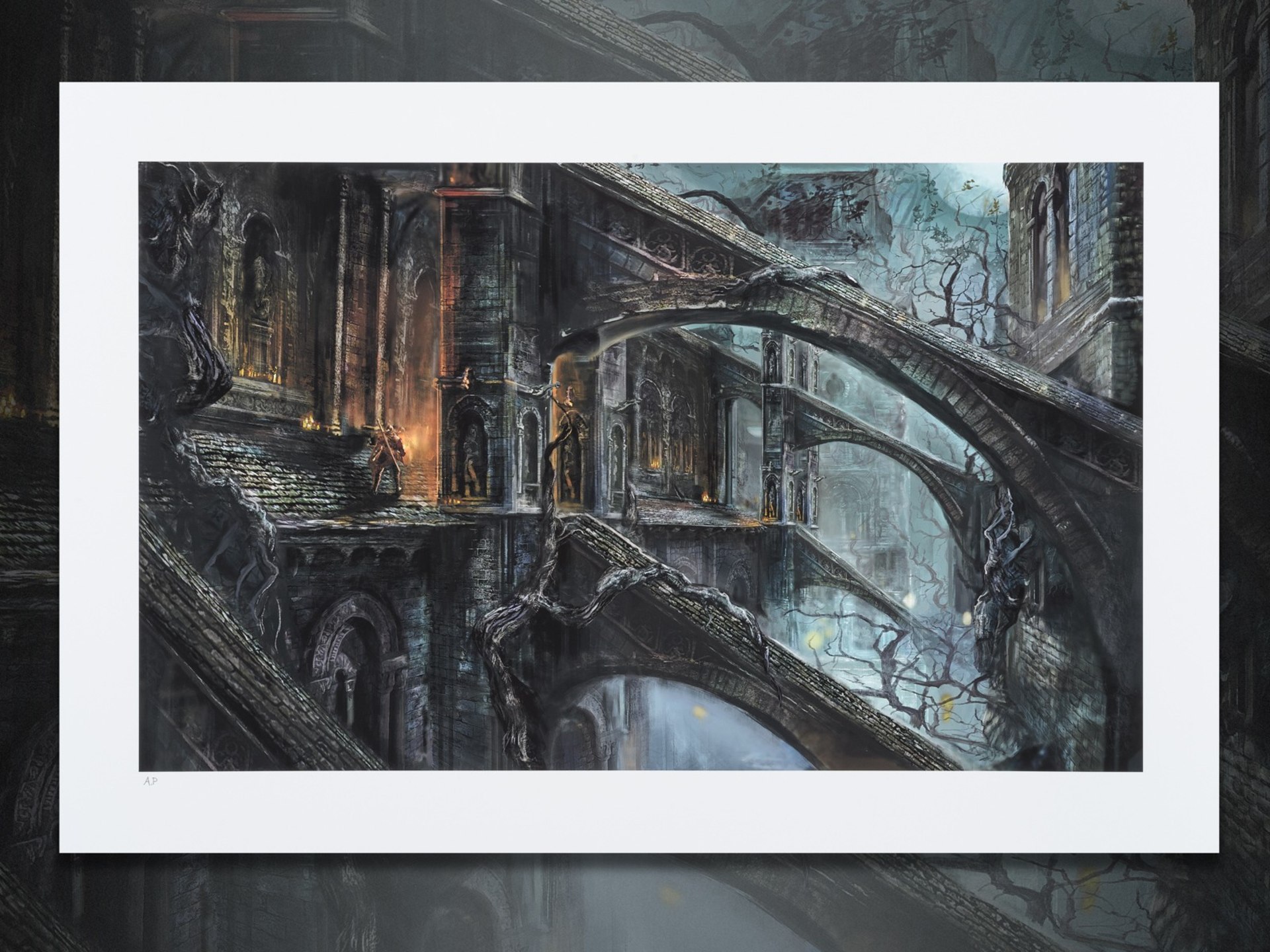 Artwork The Cathedral Of The Deep Dark Souls Iii Fromsoftware Cook And Becker