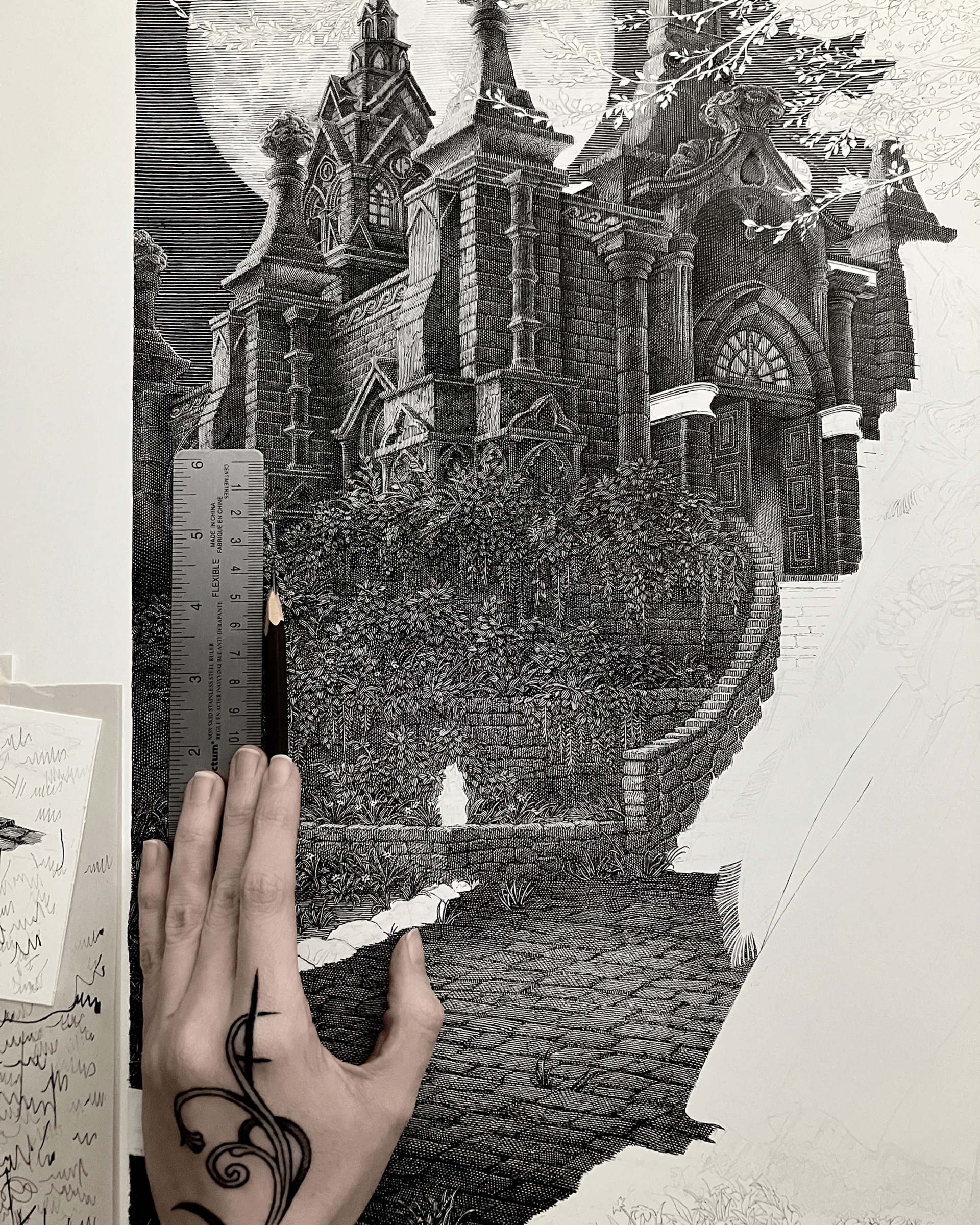 A gorgeous Bloodborne art print from the Hunter's Dream | Cook and