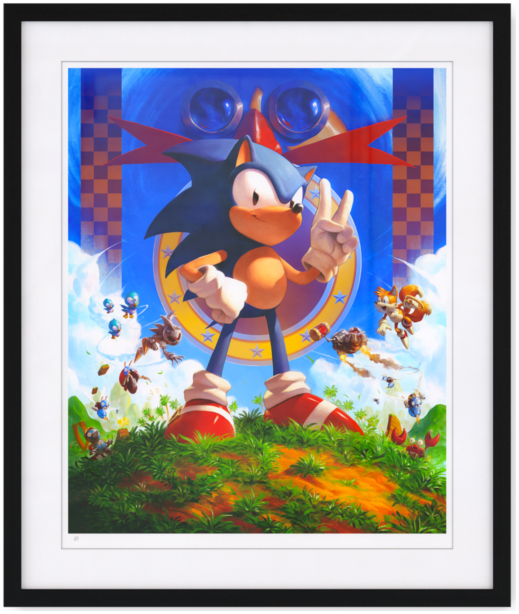 Sonic the hedgehog outlet art