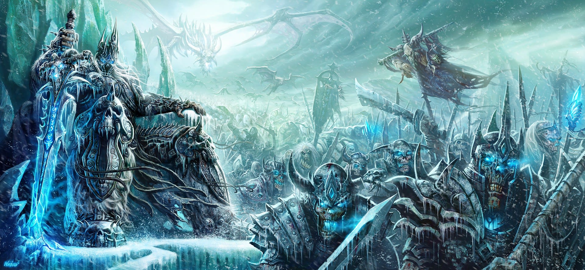 Artwork The Lich King, World of Warcraft, Blizzard Entertainment