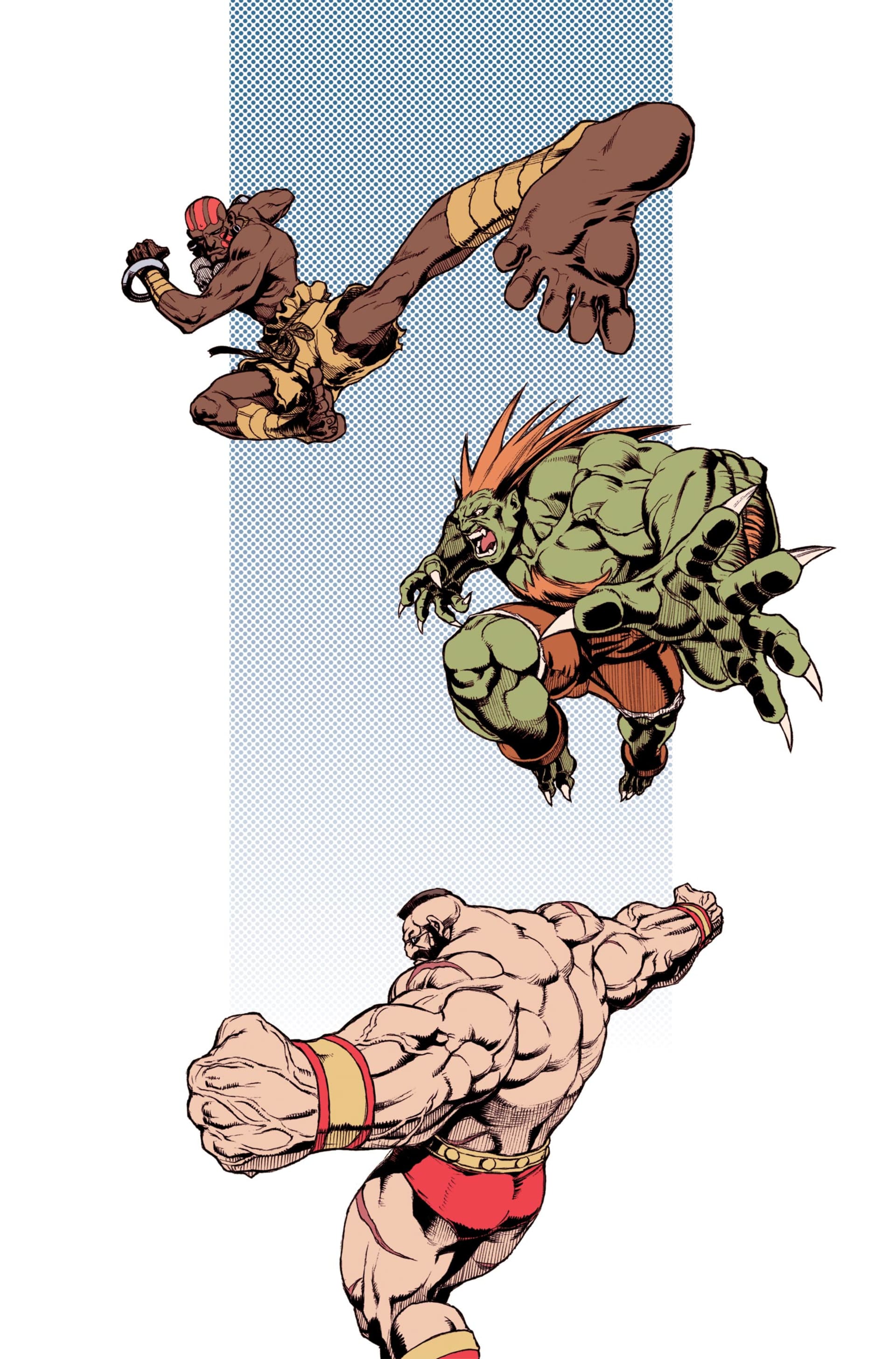 Blanka Character Concept Art, Images, Street Fighter II, Museum