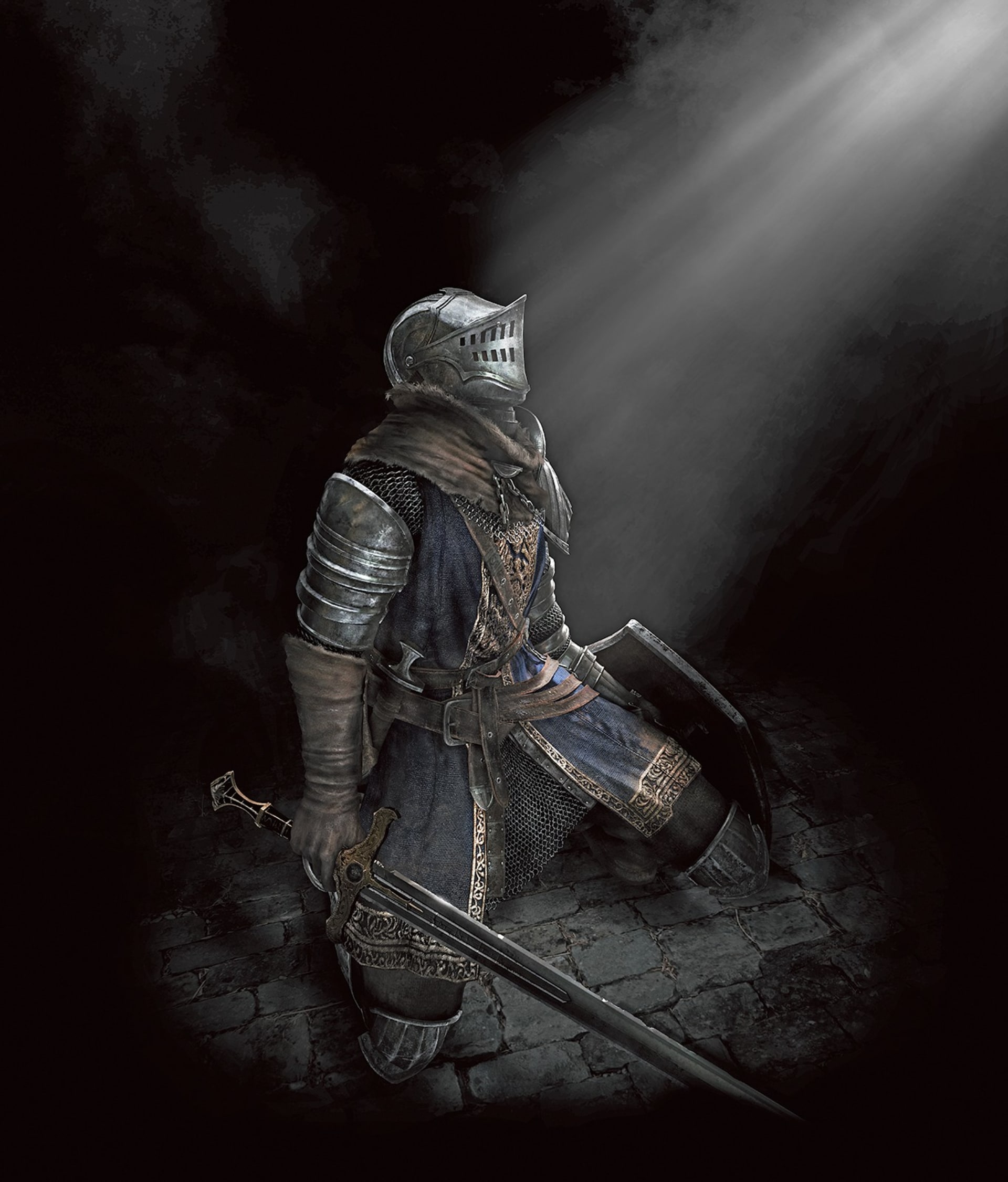 Artwork Elite Knight, Dark Souls, FromSoftware