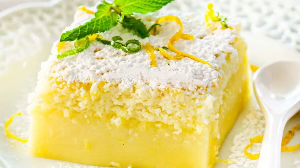 Lemon Magic Cake recipe image