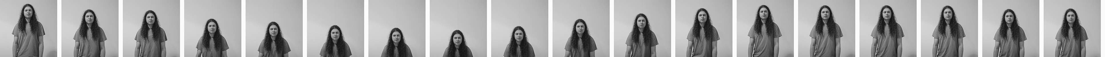 An animated image of Jonathan Redwood imitating their project Canute