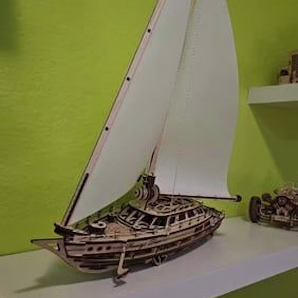 UGears Serenity's Dream Yacht Mechanical Model Kit Photo by Anonymous AnonymousImage