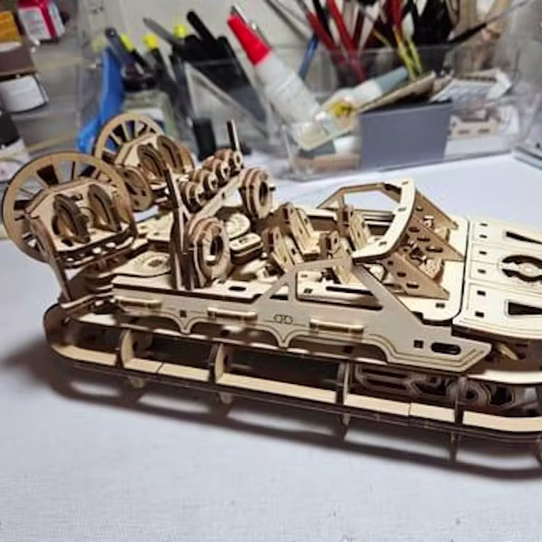UGears Rescue Hovercraft Wooden Model Kit Photo by Anthony AnthonyImage