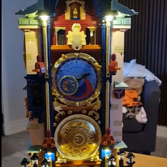 Retro Series Prague Astronomical Clock Construction Set Photo by Gerard GerardImage