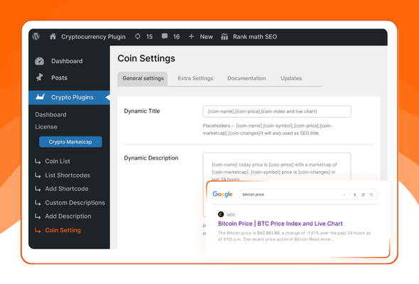 Coins MarketCap - WordPress Cryptocurrency Plugin - 7