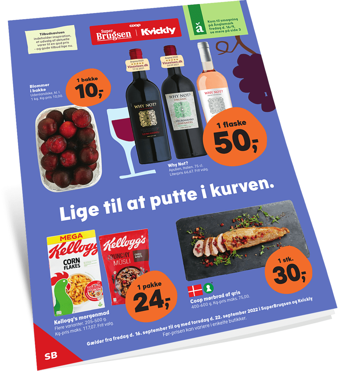  Lækre varer til de travle og mindre travle dage. 