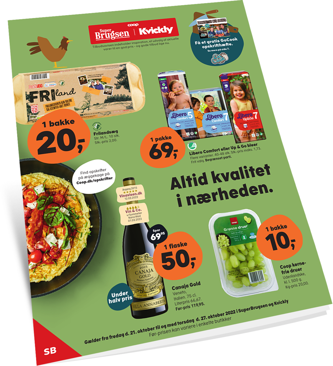  Få klaret ugens indkøb. 