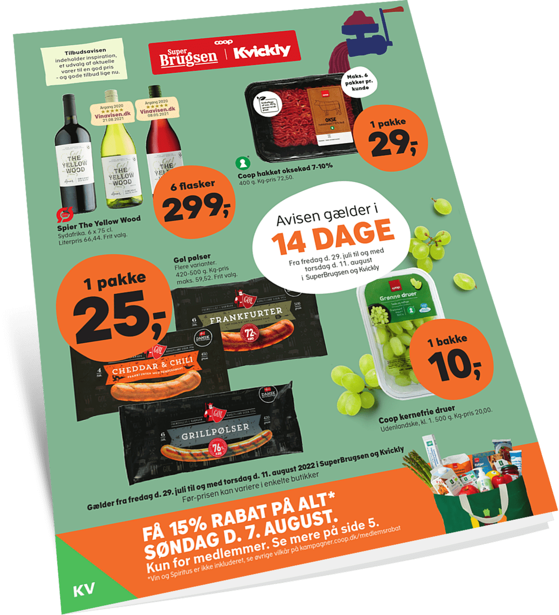  Den nye avis gemmer på RØD FREDAG, Medlemssøndag og meget mere! 