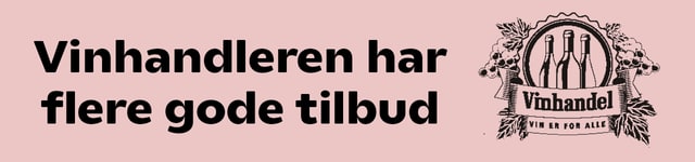 Vinhandleren har flere gode tilbud