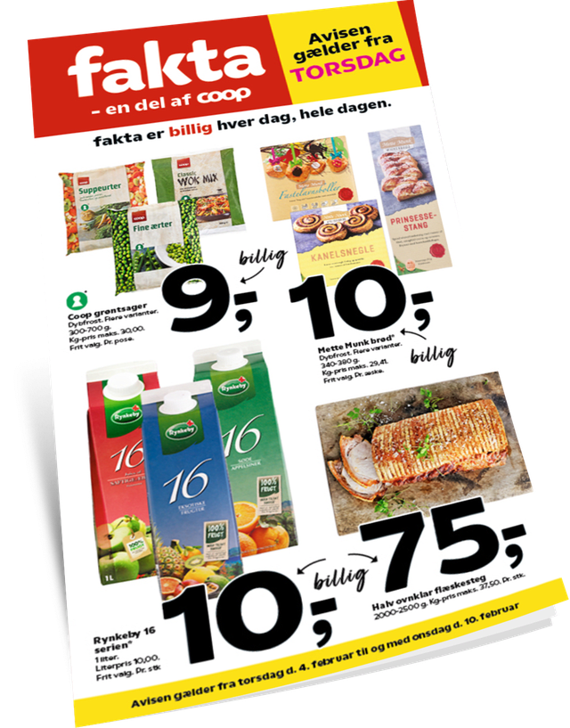 fakta har billige varer klar til dig
