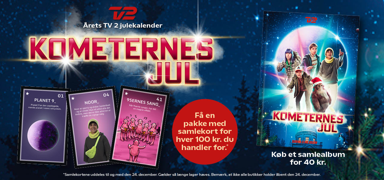 Samlekort til kometernes jul