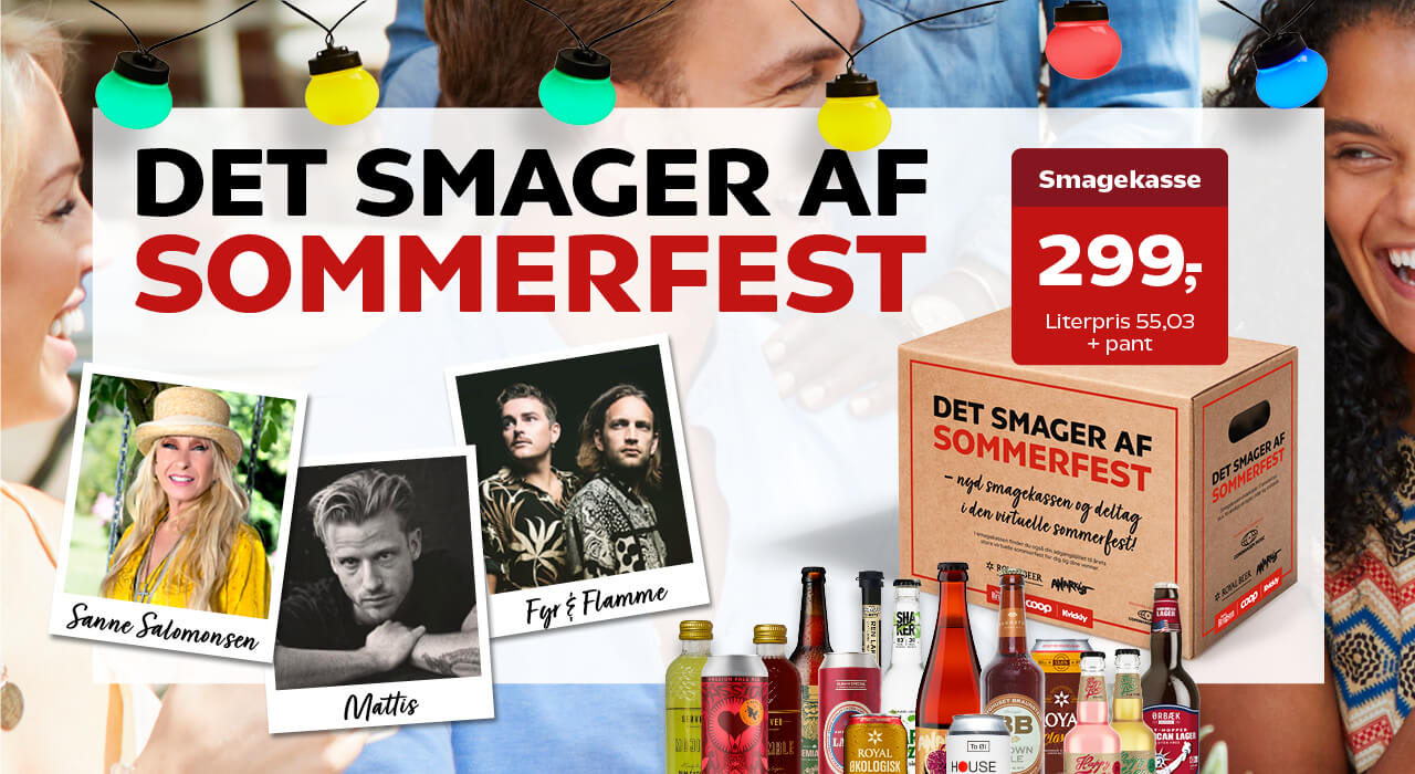 Sæt kryds for livestreamet sommerfest den 31. juli