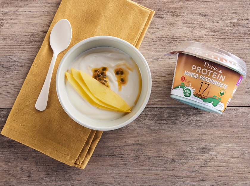  NYHED! Thise Protein+ serien - skyr med færre kulhydrater 