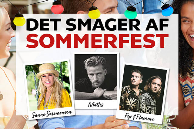 Sæt kryds for livestreamet sommerfest den 31. juli