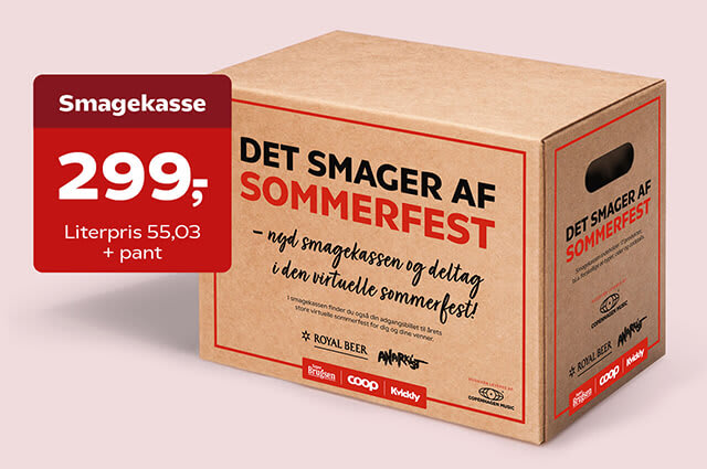 Køb den lækre Smagekasse og kom med til sommerfest
