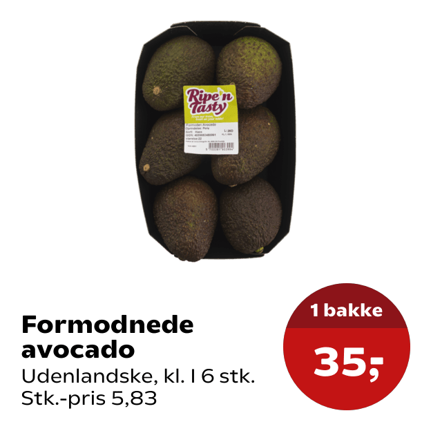 Formodnede avocado