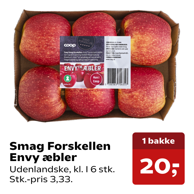 Smag Forskellen Envy æbler