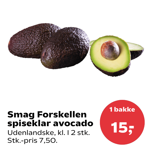 Smag Forskellen spiseklar avocado