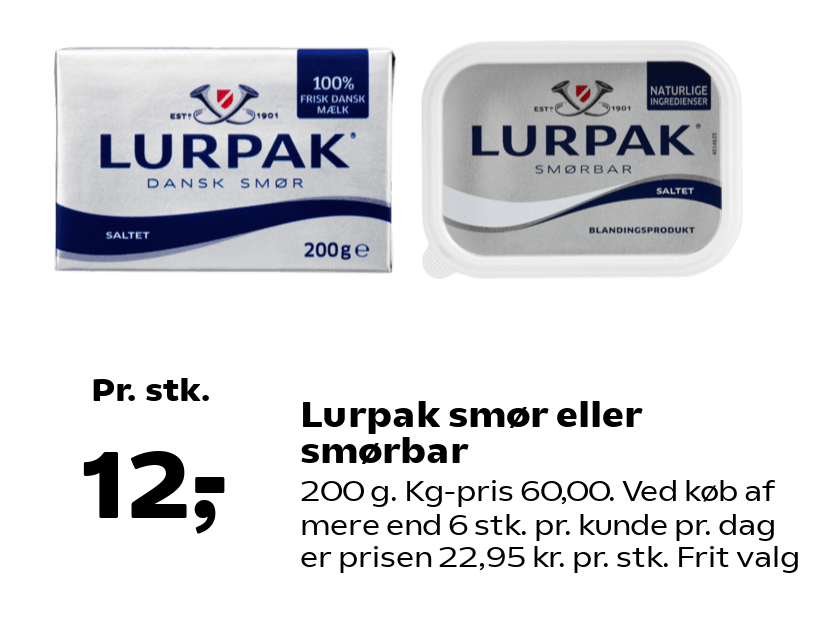 Lurpak smør eller smørbar