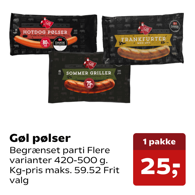 Gøl pølser