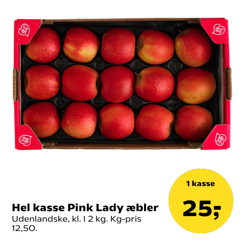 Hel kasse Pink Lady æbler
