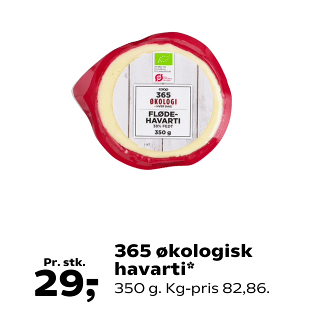 365 økologisk havarti