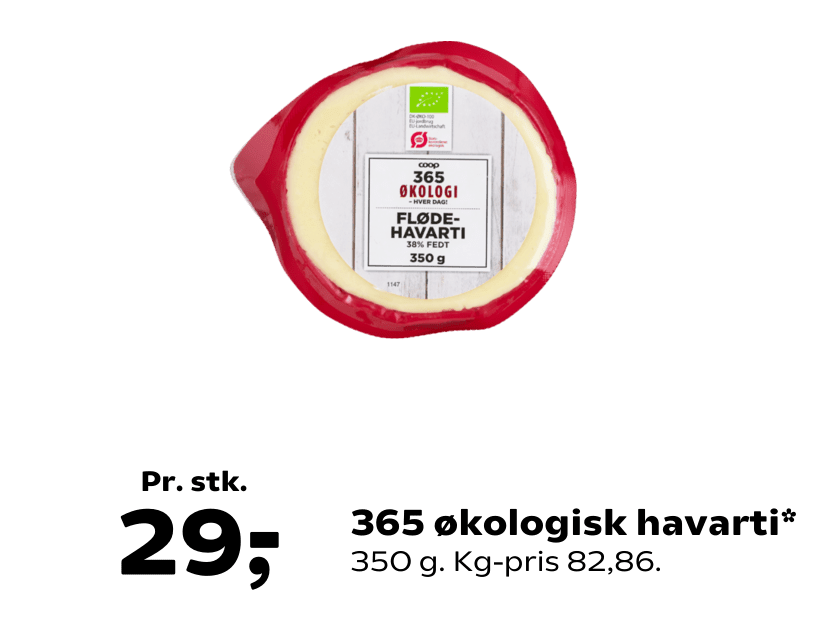 365 økologisk havarti
