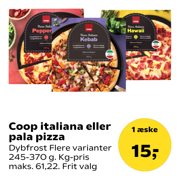 Coop italiana eller pala pizza