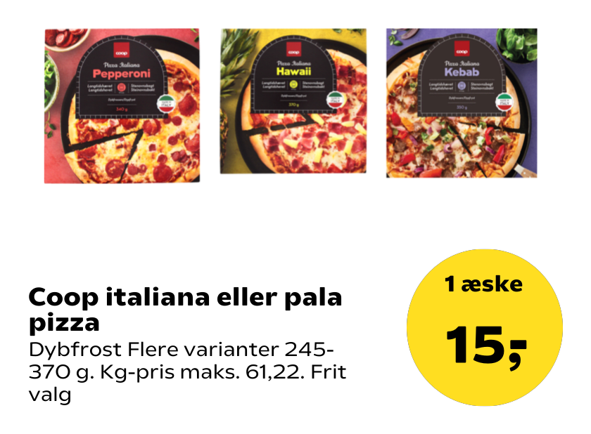 Coop italiana eller pala pizza