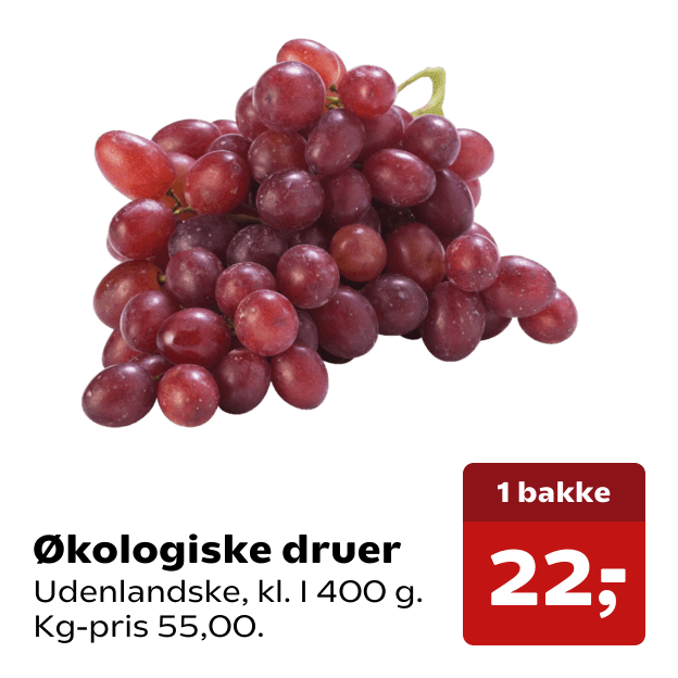 Økologiske druer